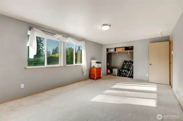 Another view of 3rd bedroom. Closet doors do come with the home.