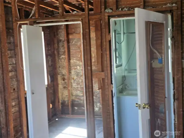 Primary closet and bath