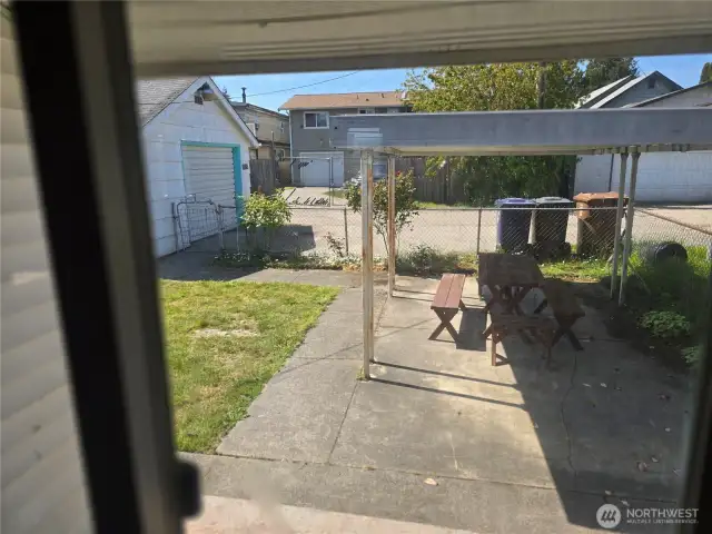 Back patio