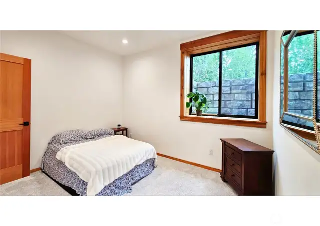 3rd Bedroom with large window and walk in closet