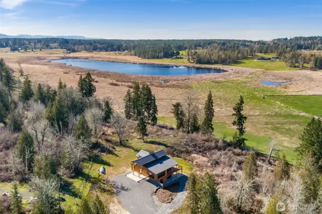 Your 19.95 acre property is at the edge of private Kreger lake