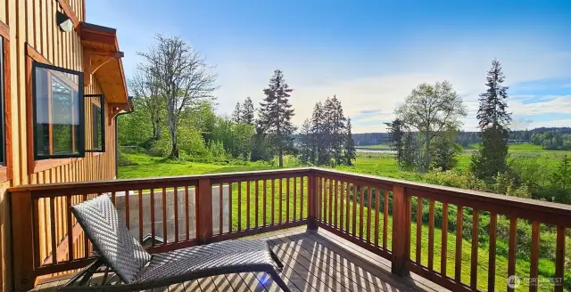 Gorgeous Views of from the wrap around deck off the dining room and chef's kitchen