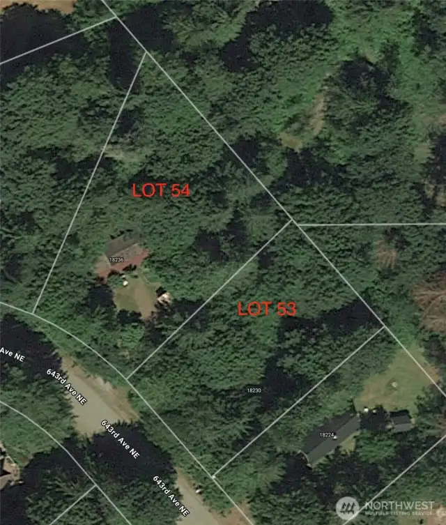 Map showing Lot location