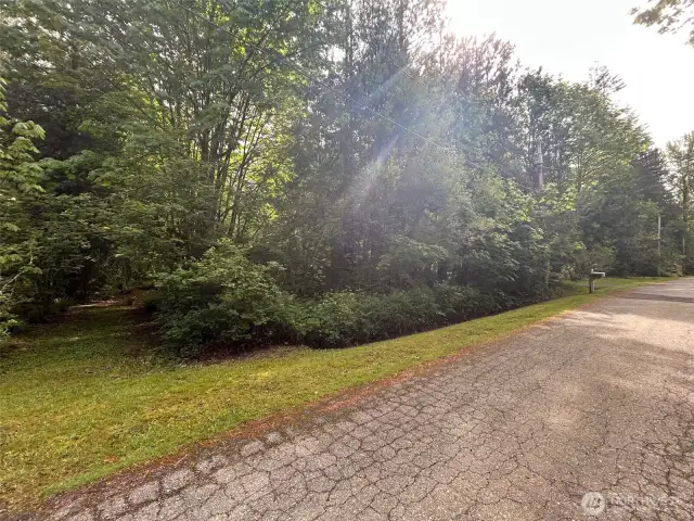 Vacant Lot from the roadway