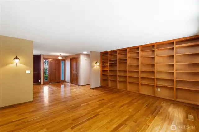 Room for ALL the books here.