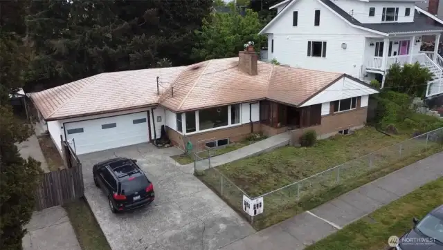Home sits on 9,690 sqft