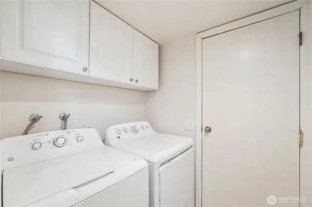 Laundry off garage...washer & dryer included!