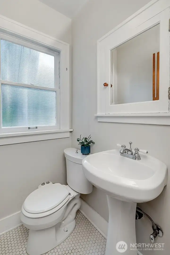 Main floor half bath