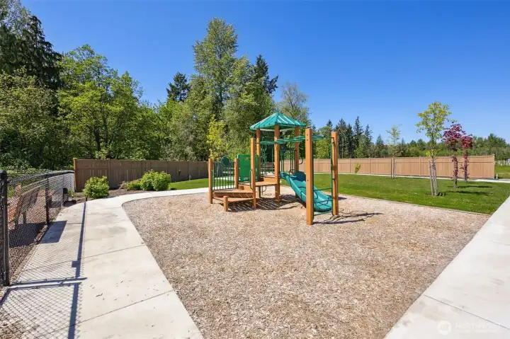 Multiple parks in the community.