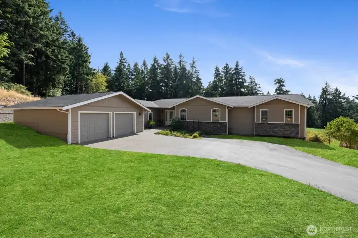 You'll love the size of this two car garage