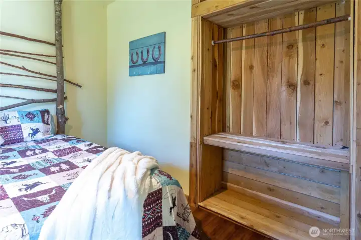 Plenty of closet space