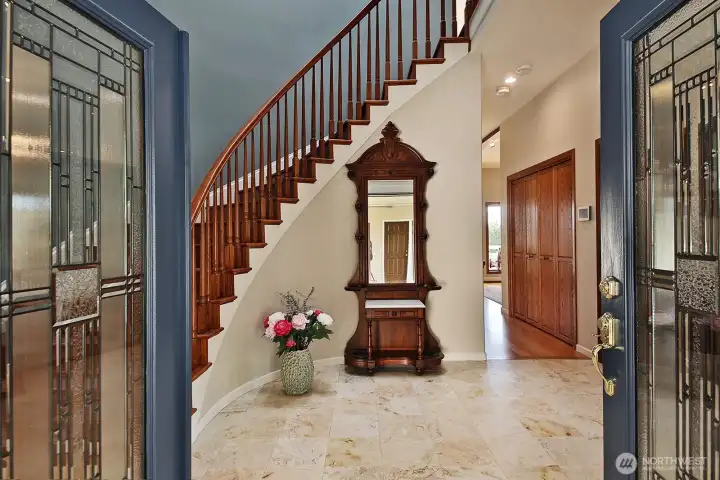 Grand entrance.