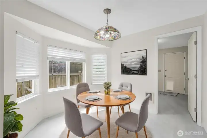 Kitchen Eating Nook Virtually Staged