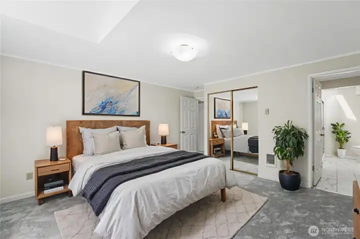Primary Bedroom Virtually Staged