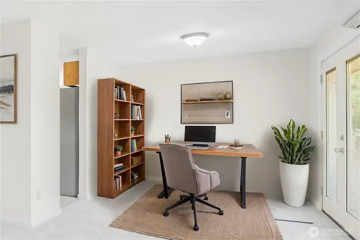 Possible office area?  Virtually staged.