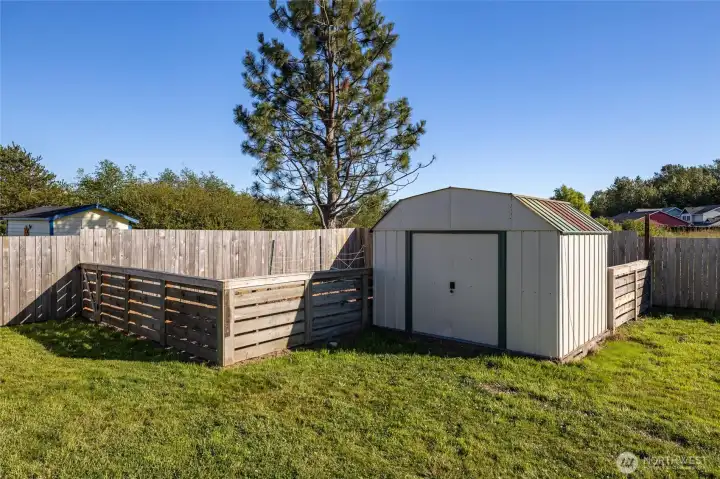 Complete w/ separately Fenced in Gardening Area & Shed