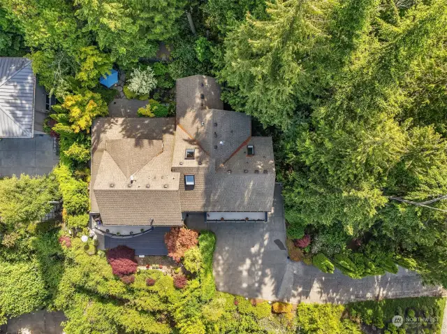 Aerial view of this beautiful home!