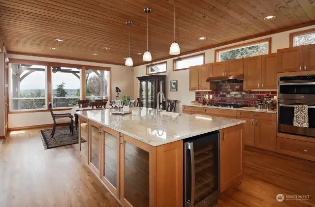 The kitchen is newly updated with granite countertops new applicances.