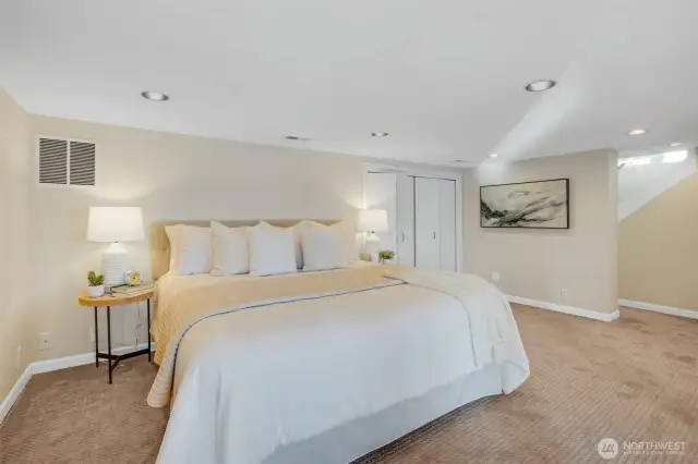 Lower Level primary suite.