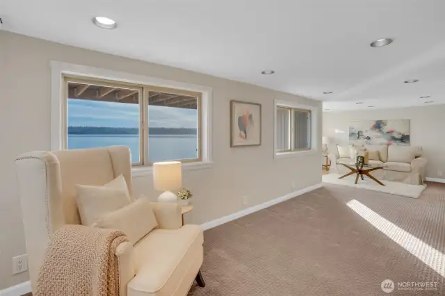 Lower Level primary suite.