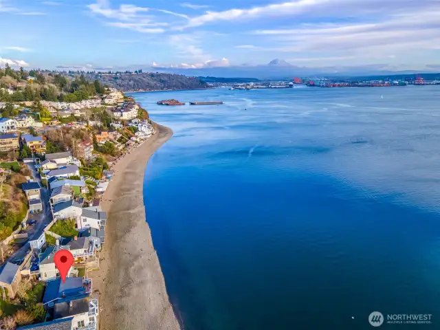 You'll love watching all the ships go by.