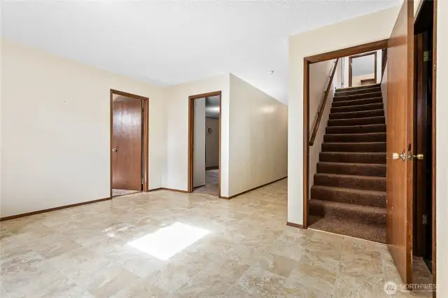 Finished basement has large flex space, 2 great size bedrooms, 3/4 bath & huge mechanical room