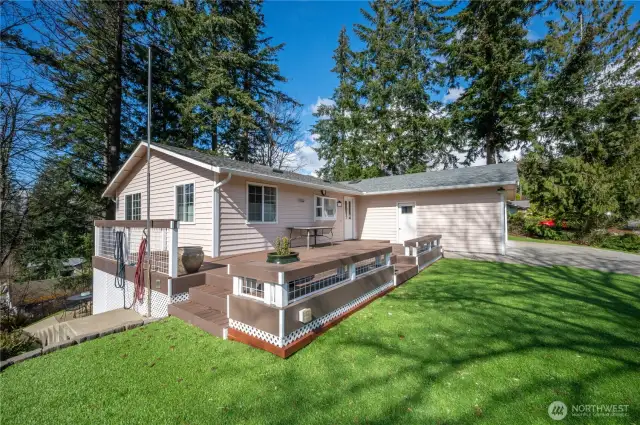 Front & side yard
