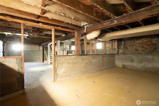 Basement near from of home. Potential bedroom?