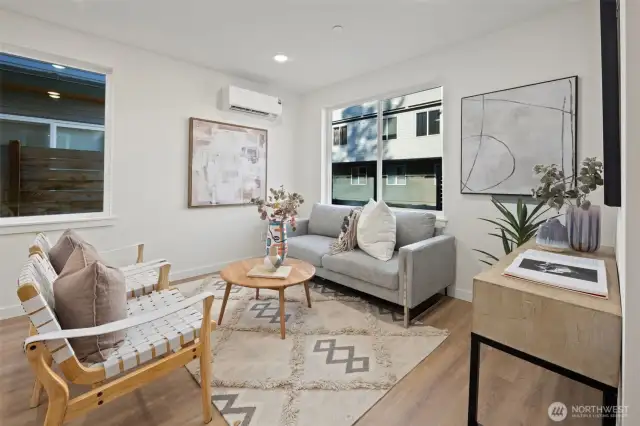 Photos of Model Home at the Property.
