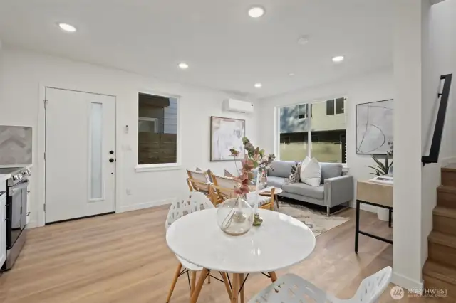 Photos of Model Home at the Property.