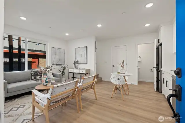 Photos of Model Home at the Property.