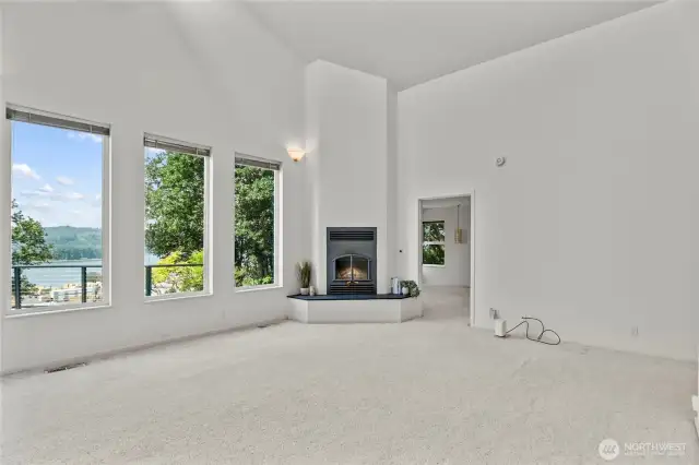 View from living room