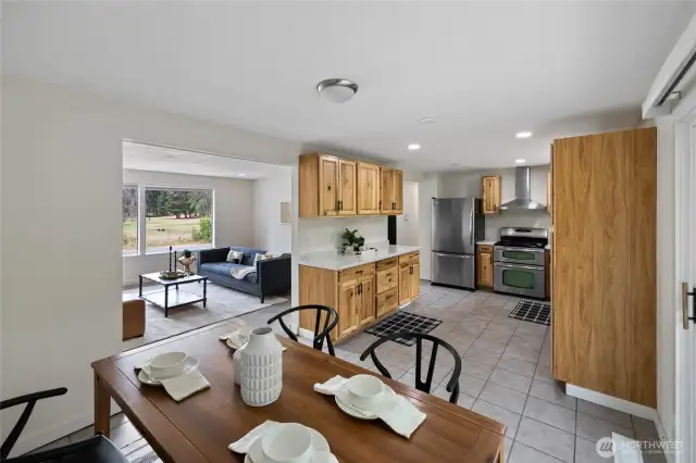 Large updated Kitchen on Main Floor