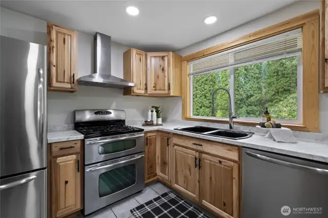 Plenty of Cabinet Space for storage