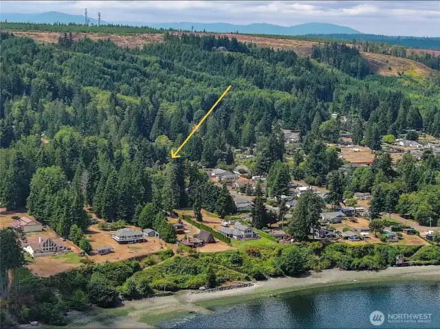 Arrow points to Lot.
