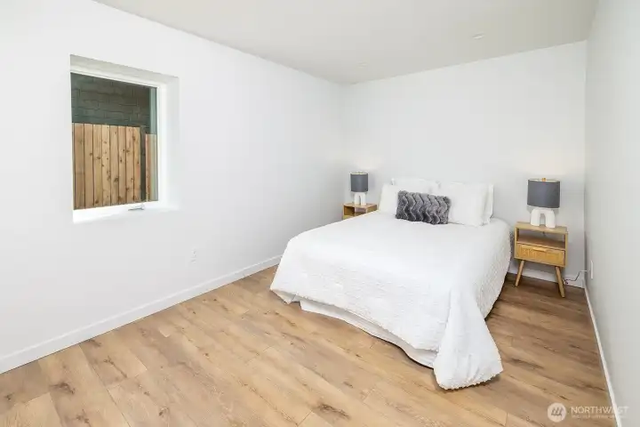 Lower level bedroom.