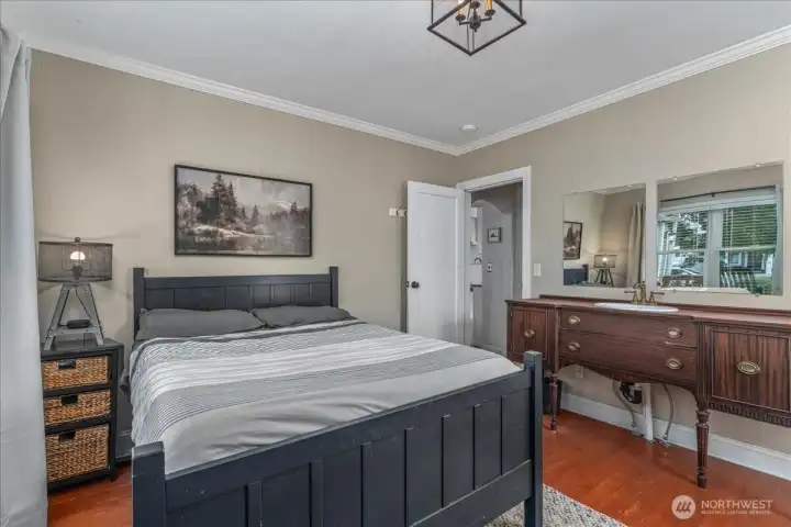 Main Floor Bedroom with Sink (could be removed)