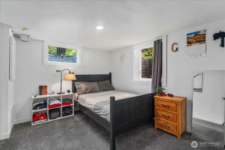4th Bedroom in Basement
