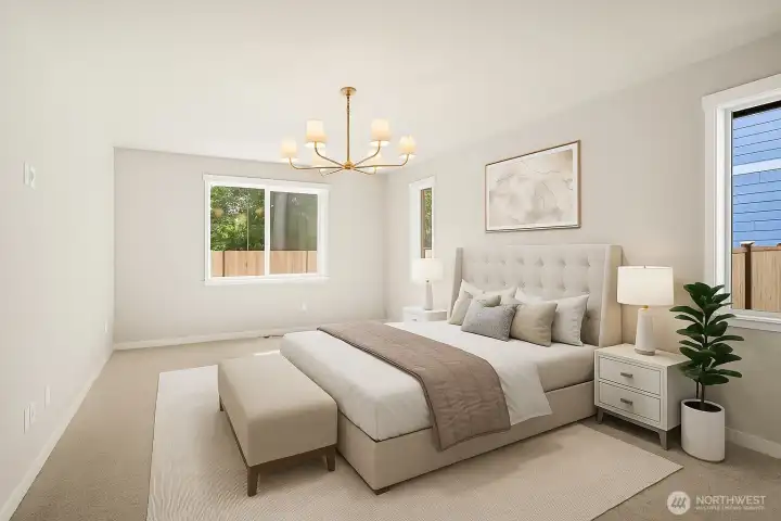 Home is under construction. Photos of a previously built home with similar finishes that are virtually staged. Builder reserves the right to make changes to plans & specifications without notice. Features vary by plan. Buyer to verify square footage.