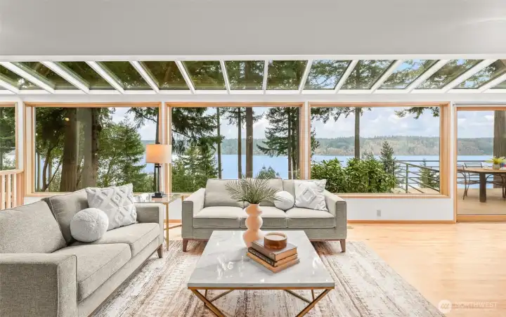 Architecture is a language - This home, designed by Alan Liddle - speaks in light, shadow, and warm woods