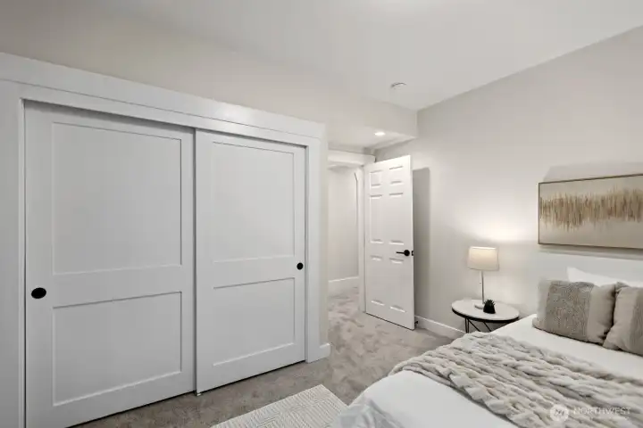 Lower level bedroom