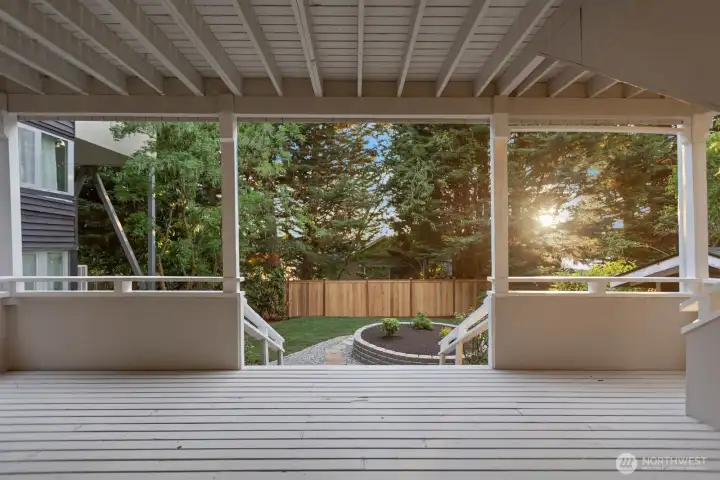 Bottom level Deck.