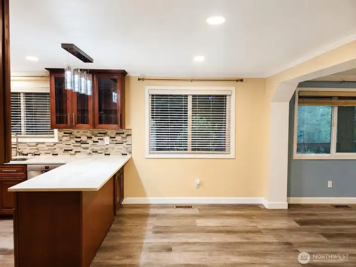 breakfast nook, dining area breakfast nook, dining area
