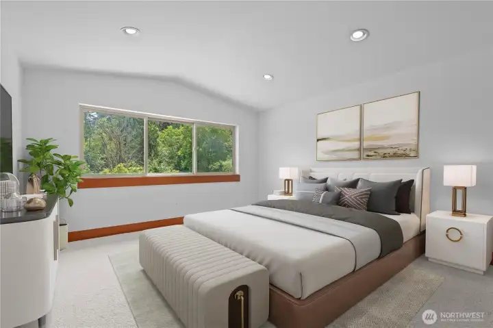 Upstairs 2nd bedroom