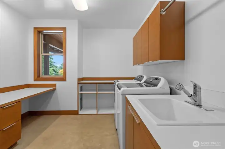 Large main floor utility room