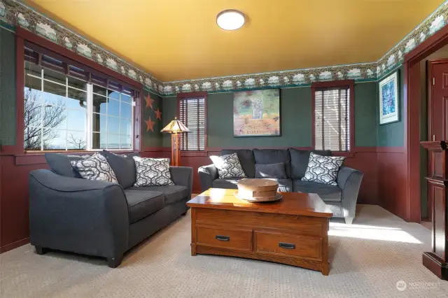 Main Level Den with View of Mt. Adams - Easy Access to Kitchen