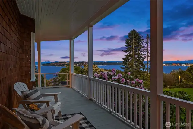Sunrise viewings don't get much better.