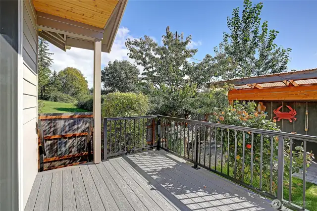 Private Deck is Partially Covered~