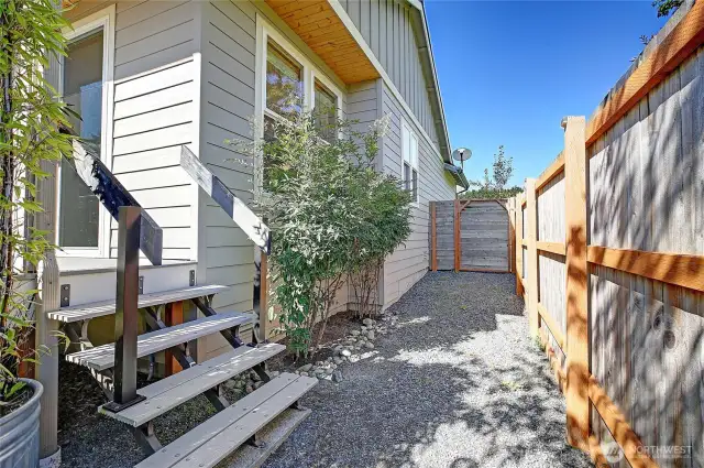 Fenced Backyard w/ Gate~