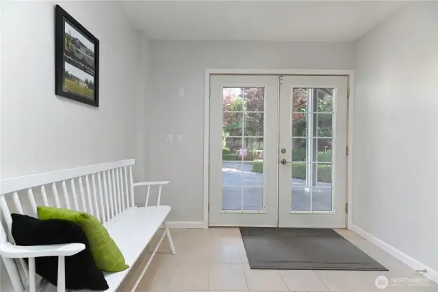 Main Foyer to the shop/detached garage.